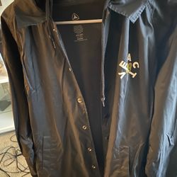 Black Active Windbreaker 