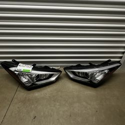 13-16 Santa Fe Headlights Set New In Box 