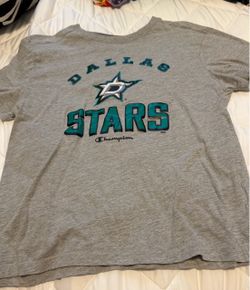 Ladies Gray Dallas Stars T Shirt