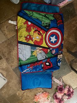 Super hero sleeping bag