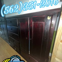 Cherry Pinewood Wardrobe Closet Ropero Armoire Nuevo New 