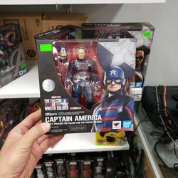 Sh Figuarts Marvel The Falcon and Winter Soldier John Walker Captain America Figure 