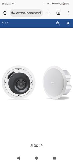 Extron Ceiling Speakers
