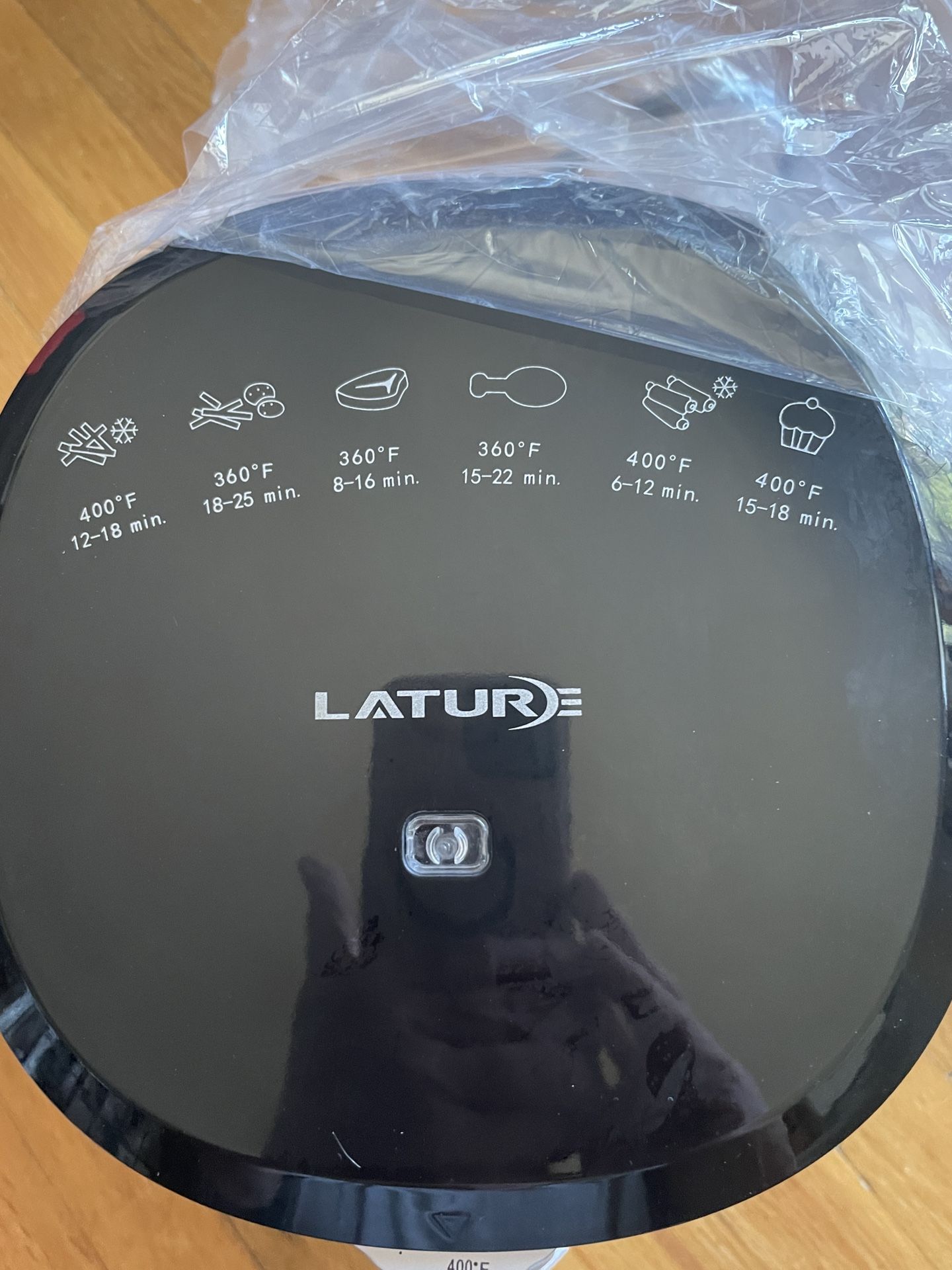 Air Fryer 4.2 Q With Paper And Cook Boom