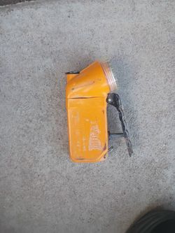 Vintage Collectible WWII Era Daco-Lite hand pump survival flashlight