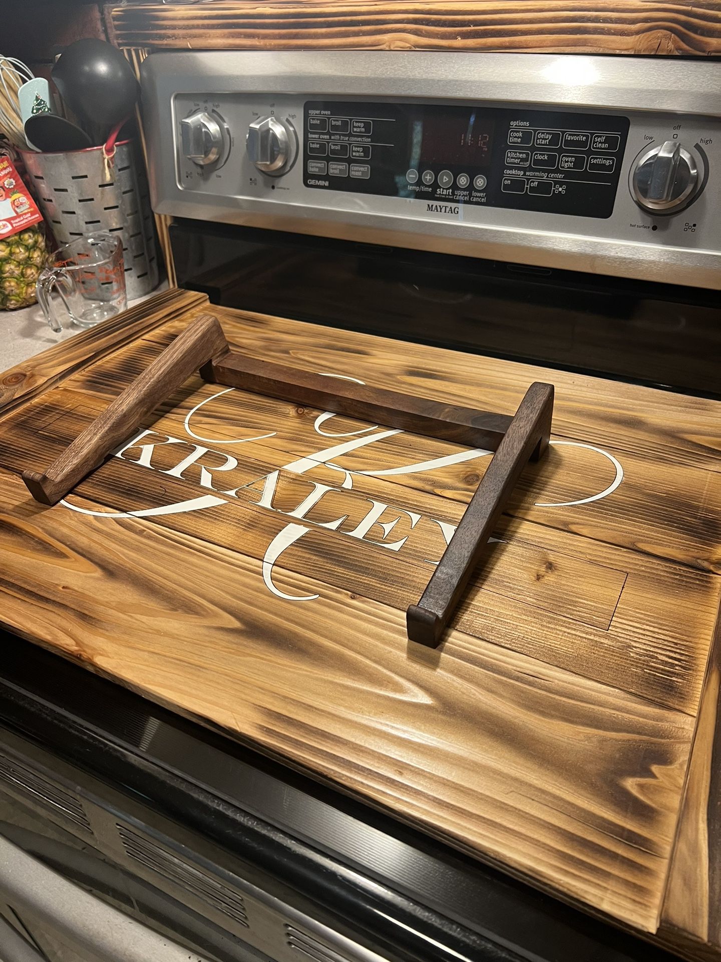 Hand Crafted Real Walnut Laptop Stand