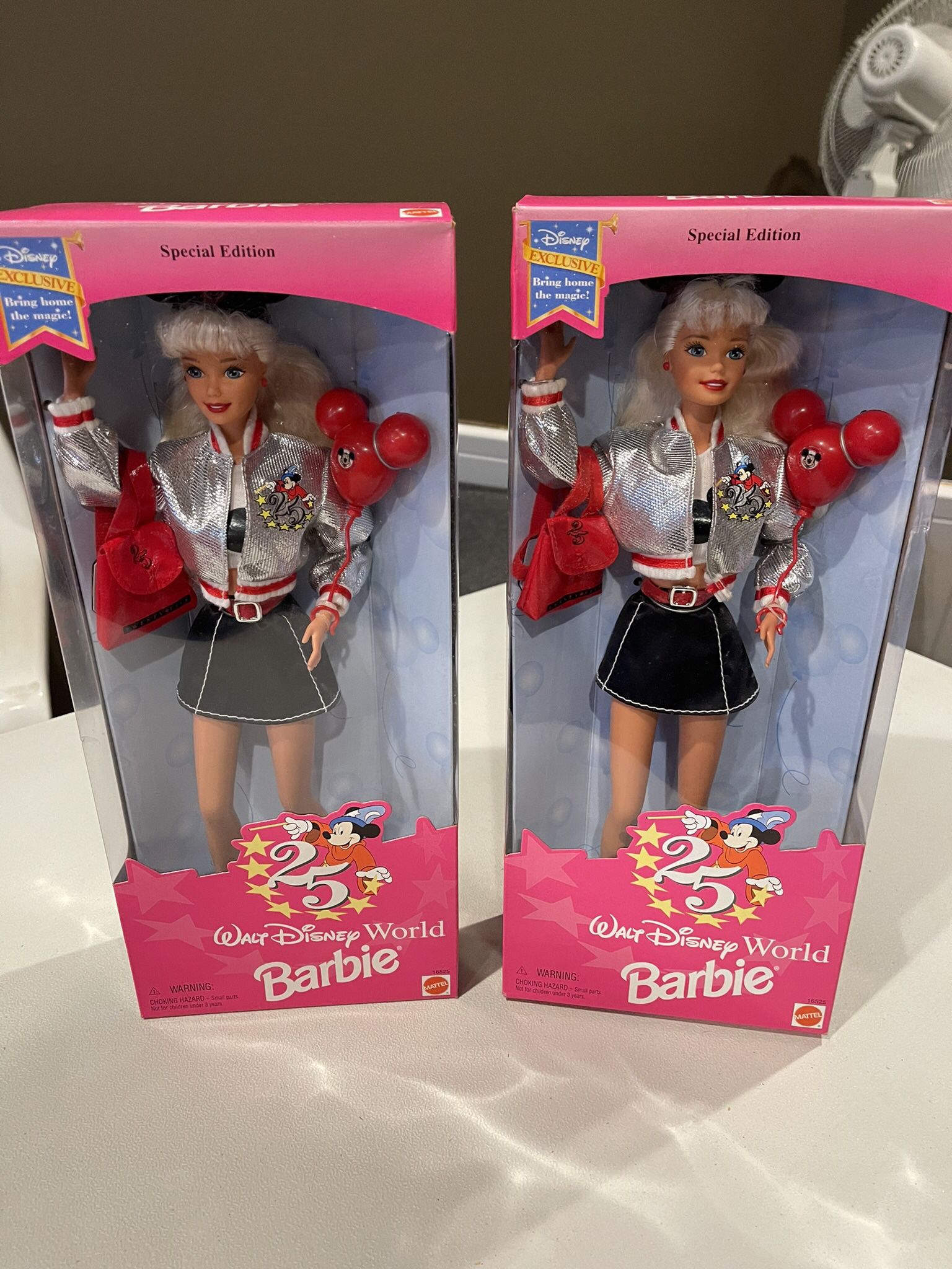 Vintage 1996 Walt Disney 25th Anniversary Barbie Special Edition  ( 2 ) Available 