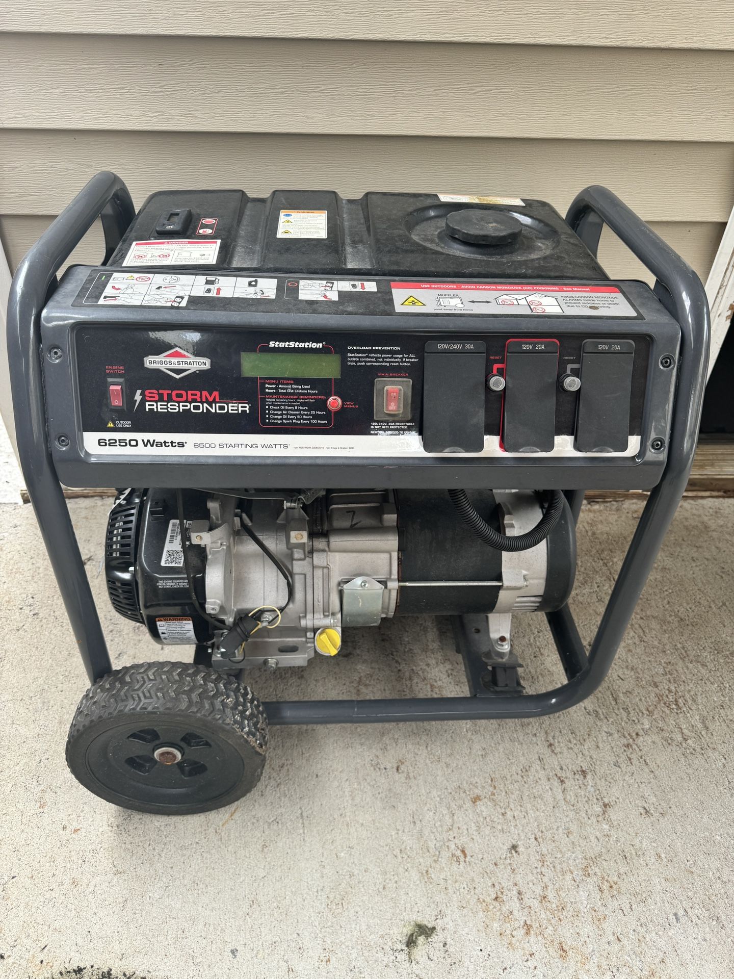 Briggs And Stratton Gas Generator 