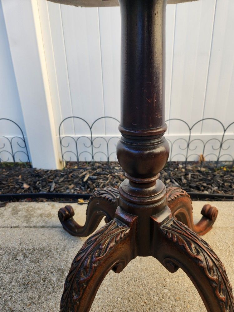 Antique Round Side Table