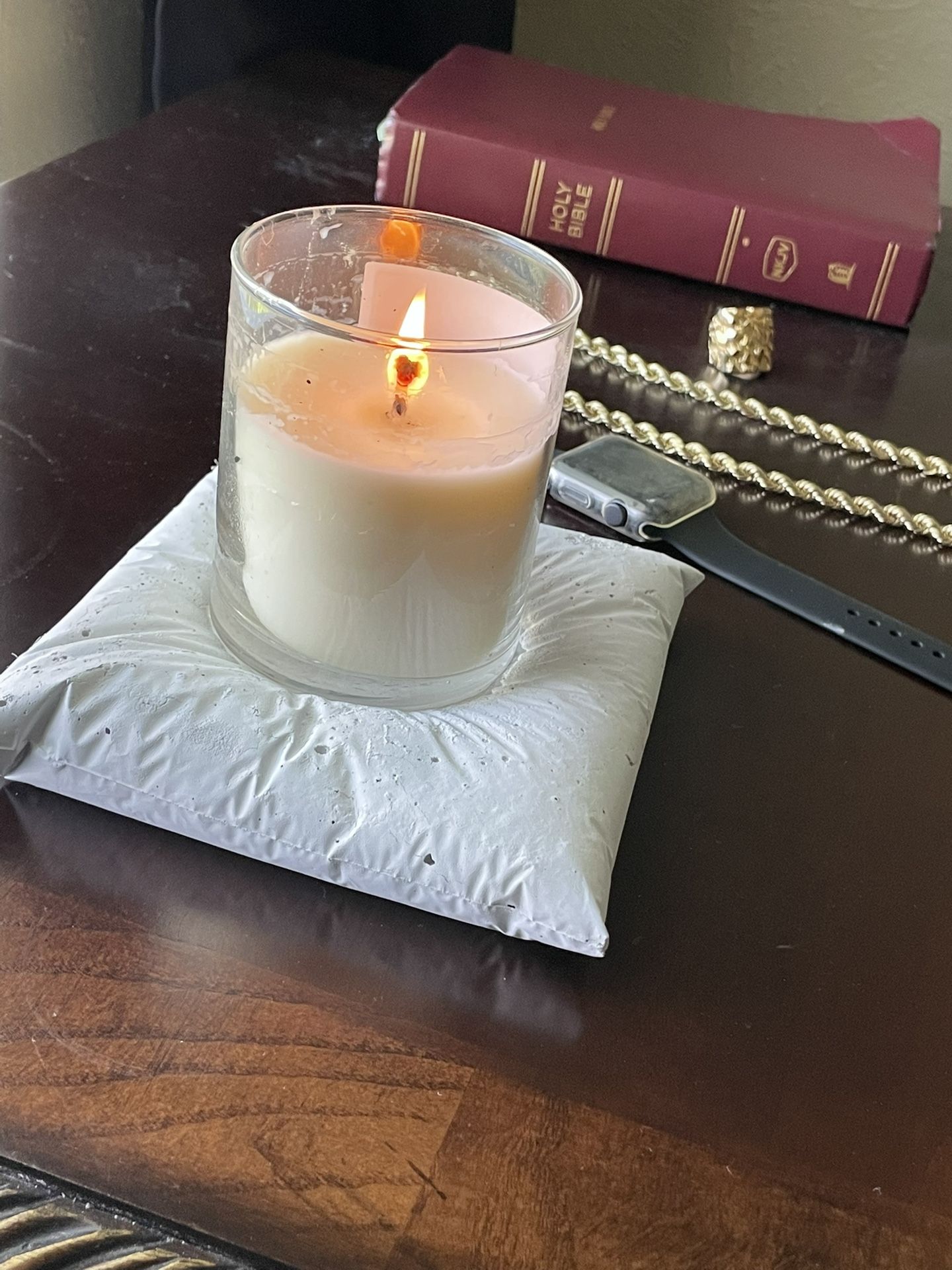 Memorial Pillow Candle Holder