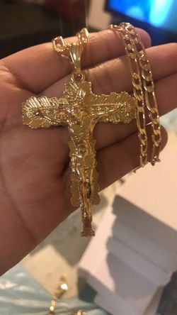 Cross with chain