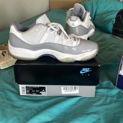 jordan 11 low cement grey 9.5