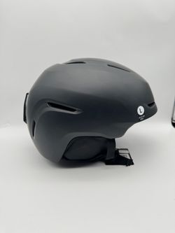 Black Adult Snow Helmet Size Large