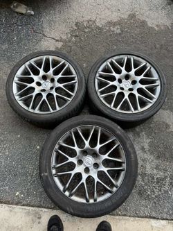 3 spare rims 18 Lexus 5 lugs 114.3 mm