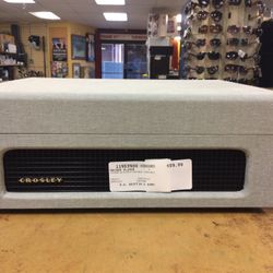 Crosley Voyager Bluetooth Portable Turntable (As-Is) No Power Cord 