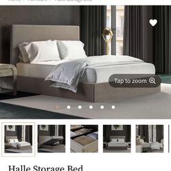 Saatva Halle Storage Bed Queen Size 