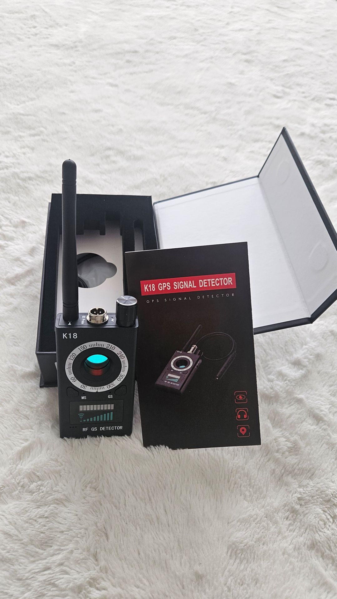 Ht Viik Bug Detector,Hidden Camera Detectors,Anti Spy Detector,GPS Detector,RF Detector Scanner Device for GPS Tracker Listening Device Camera Finder