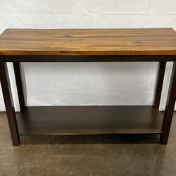 Solid Wood Console Table, Walnut