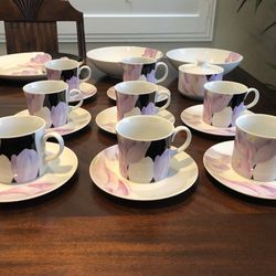 Beautiful Mikasa Vogue Fine Porcelain Tea Party Set