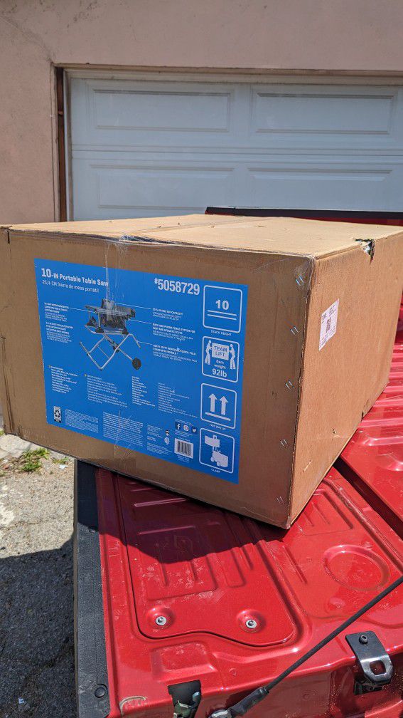 Brand New Table Saw In Box