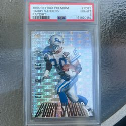 1995 Barry Sanders Skybox Premium PSA8🔥