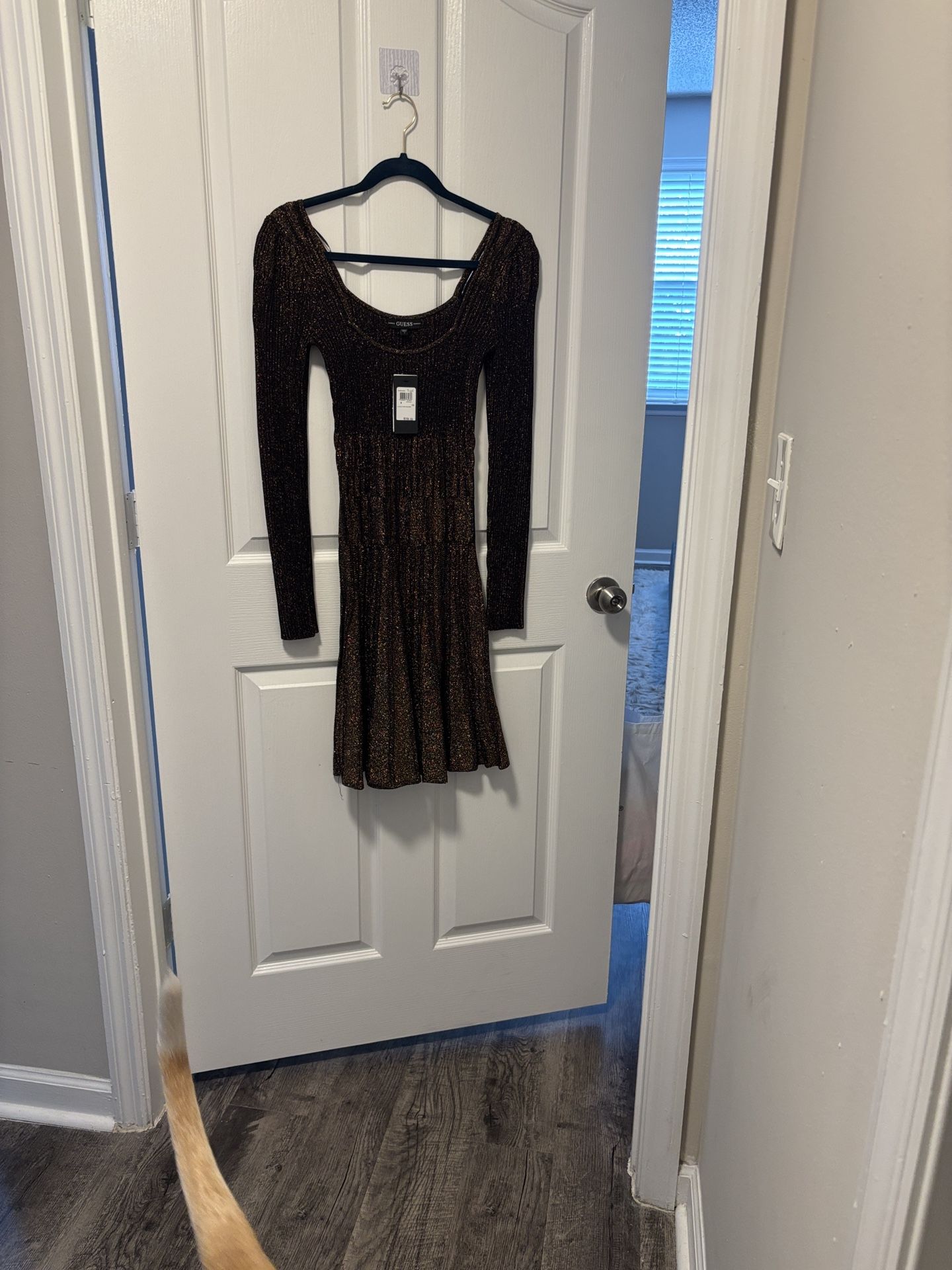 Guess Brand Gold And Black Dress 