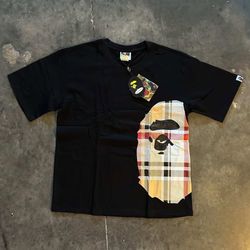 Bape X Burberry Black T Shirt
