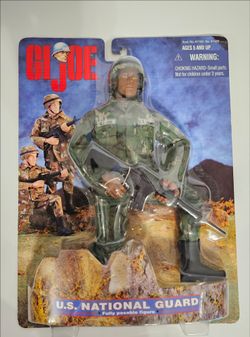 1997 G.I. JOE National Guard fully potable figure African American NOC
