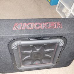 12" Solo Baric Kicker With Kicker Bok Thin Box