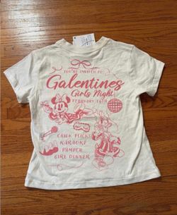 Disney Galentines Girls Night Minnie/Daisy Shirt S