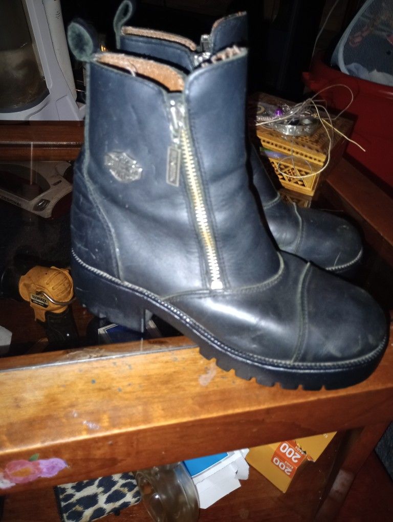 Women's Size 6 Harley Davidson Boots