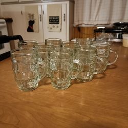 Vintage Anchor Hocking Coffee Mugs Lot of 9