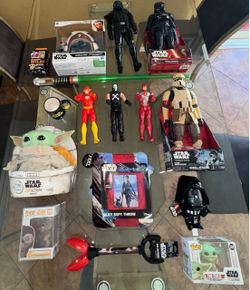 Star Wars Collector Lot – Figures, Funko Pops Please Read!!!!