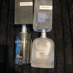 4 Full Bottles Of Man Cologne 60 Bucks Each 