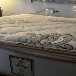 king size bed w/ frame