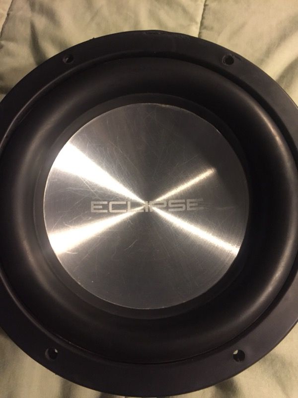 Eclipse Aluminum 10” Subwoofer 88100.DVC RARE Woofer with TC Sound Design