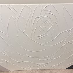 LWhite Abstract Wall Art
