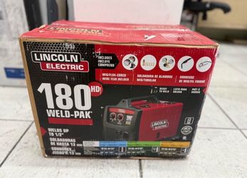 Lincoln Electric - Weld-Pak 180 Amp MIG Flux-Core Wire Feed Welder, 230V, Aluminum Welder