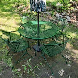 Outdoor Metal Table And Chairs