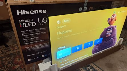 Hisense - 75" Class U8 Series MiniLED QLED UHD 4K HDR Smart Google TV (2025)