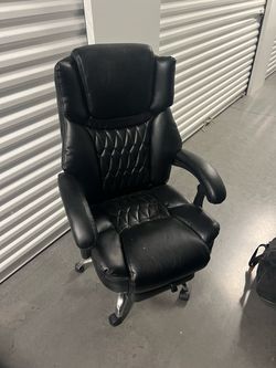 Black Leather Office Chair
