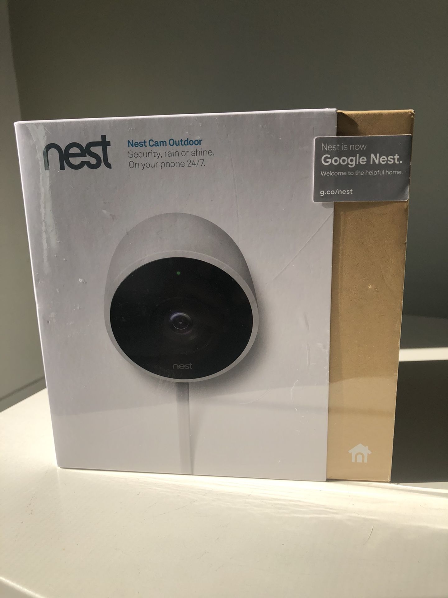 Google Nest Cam Outdoor 1080 P Security Camera White