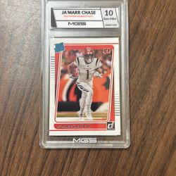 Ja’marr Chase - 2021 Panini Donruss #262 - Gem Mint 10