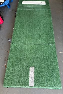 Artificial Turf Pitching Mat with wheels