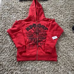 Red sp5der hoodie