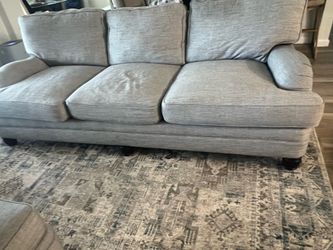Large grey  Bernhardt sofa