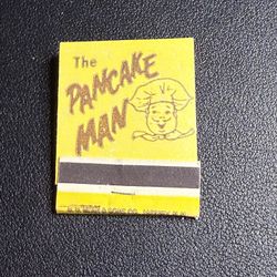 Vintage 1970s Matchbook The Pancake Man Cape Cod MA, Unused