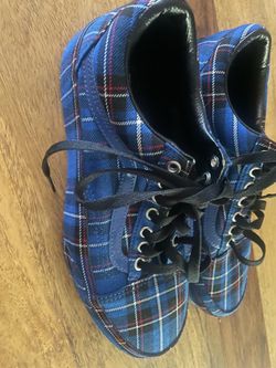 Vans Blue Plaid Punk