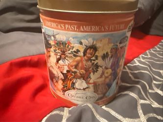 Trail End Carmel Corn Vintage Tin
