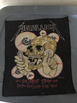 1988 METALLICA back patch